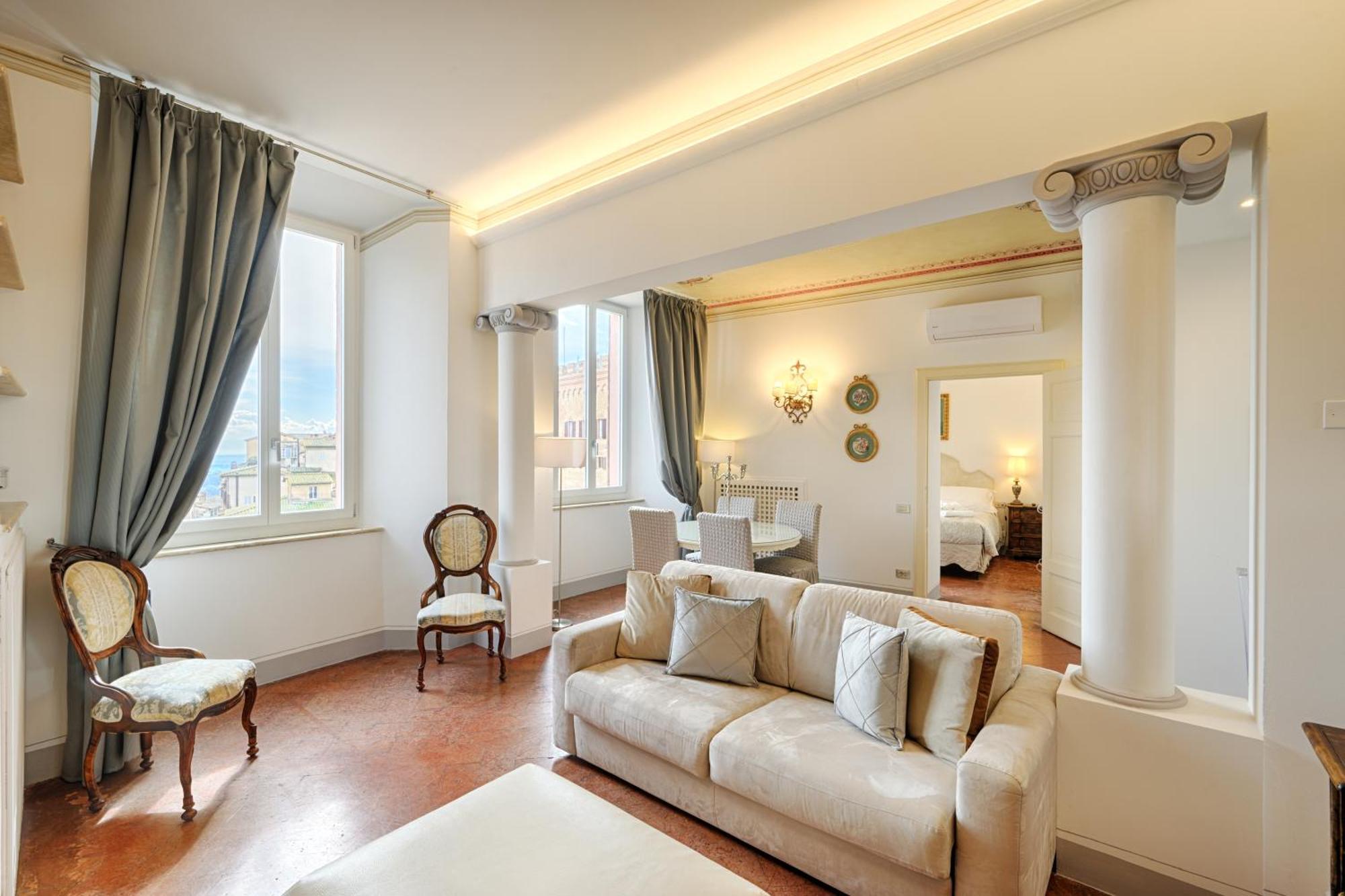 شقة Palazzo Lenzi سيينا المظهر الخارجي الصورة