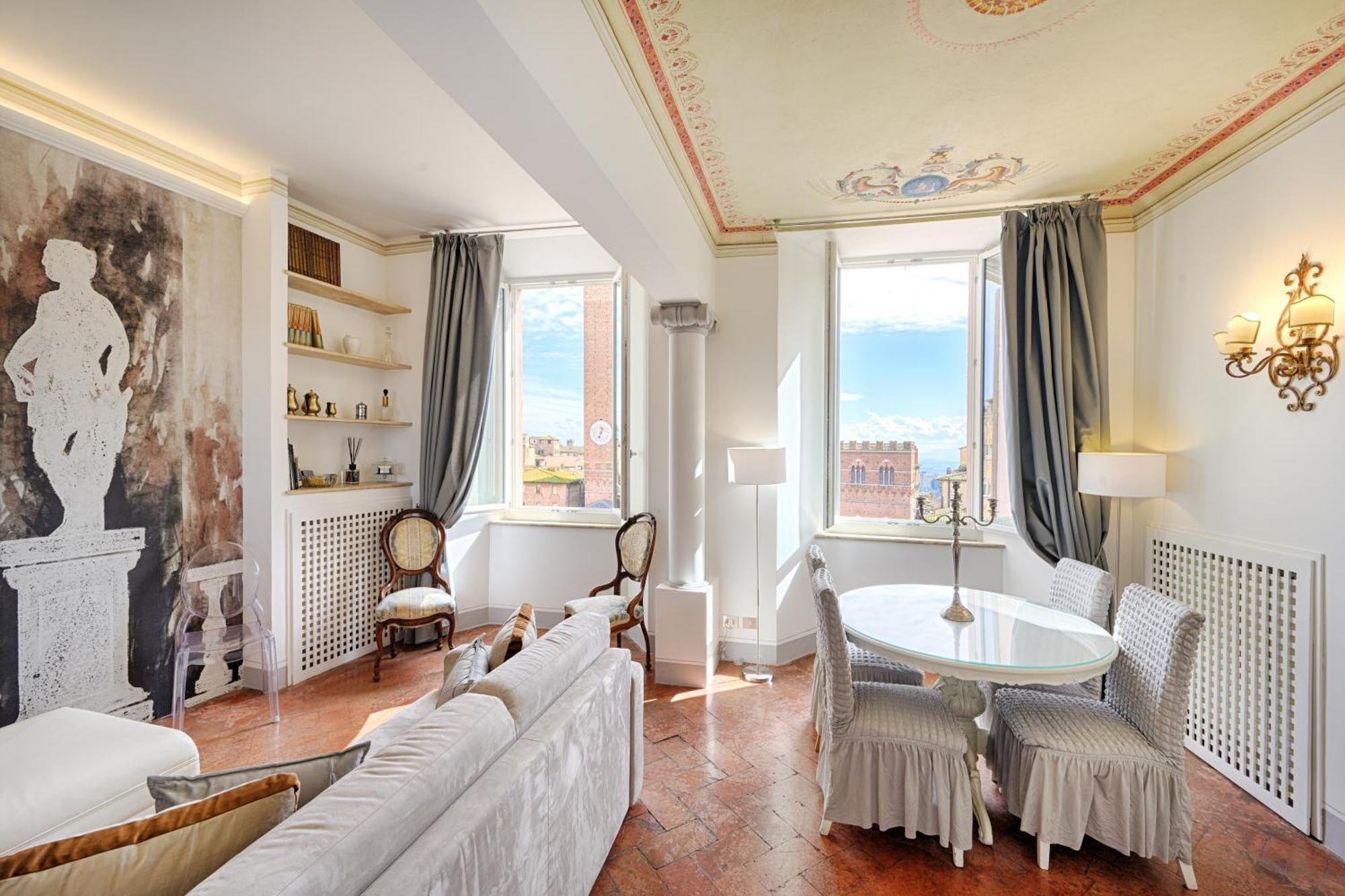 شقة Palazzo Lenzi سيينا المظهر الخارجي الصورة